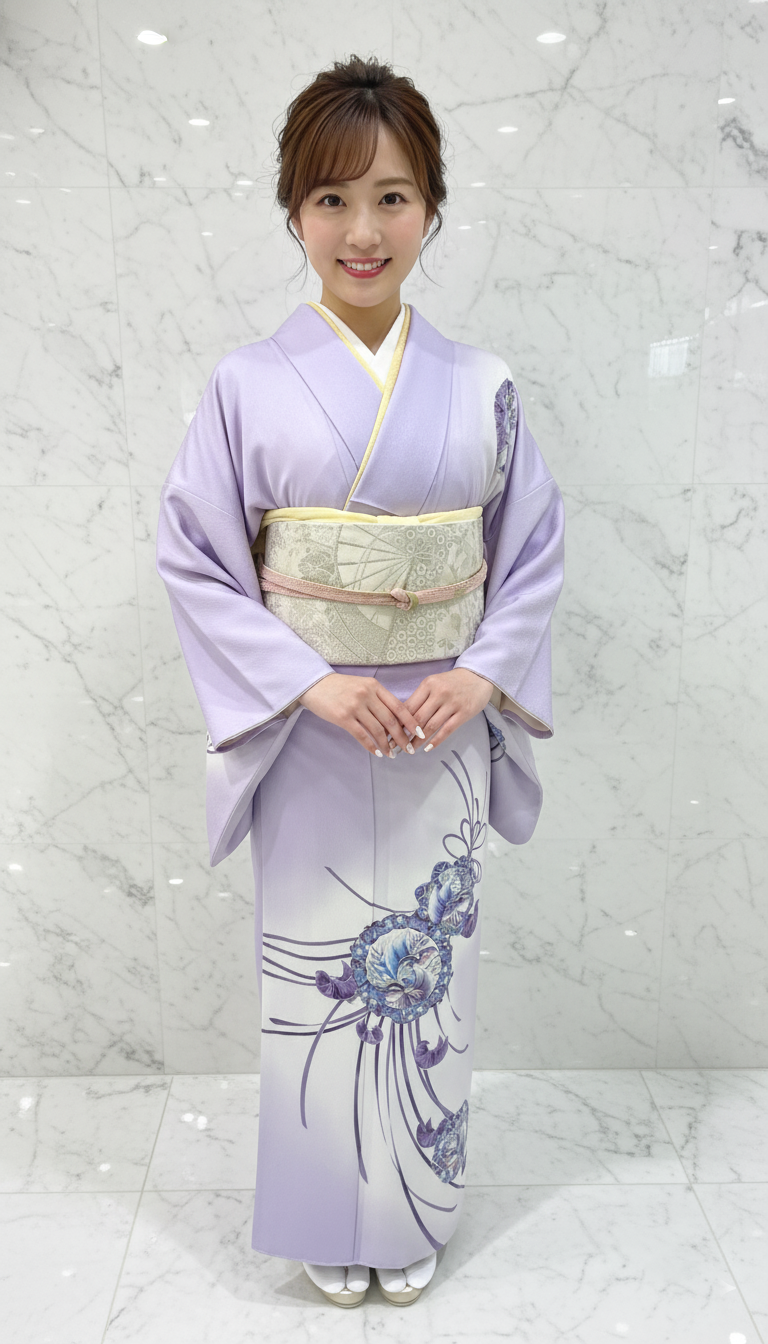 訪問着 袷 (10月～翌5月)レンタル】着付け無料12100円 (名古屋駅 錦