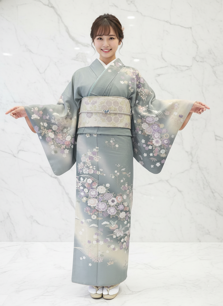 訪問着【大阪梅田北新地店】12100円着物レンタル着付け無料(梅田駅